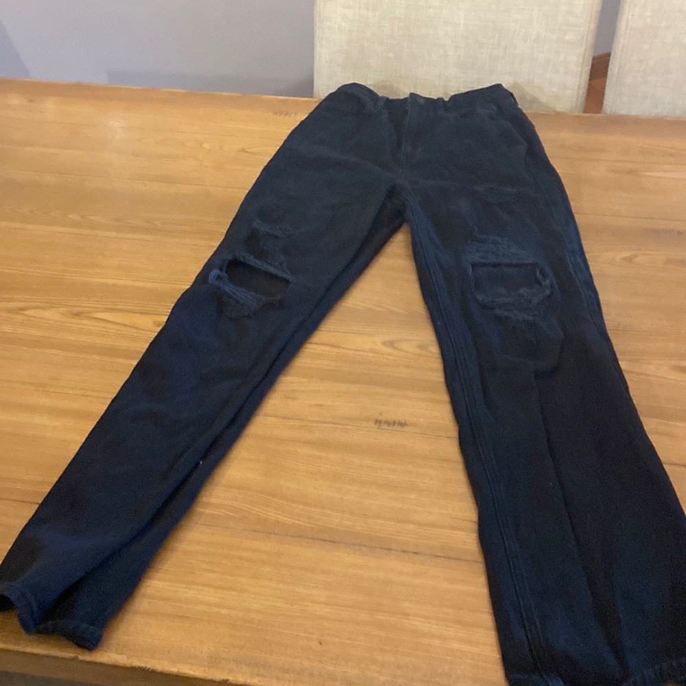 Black pacsun distressed jeans